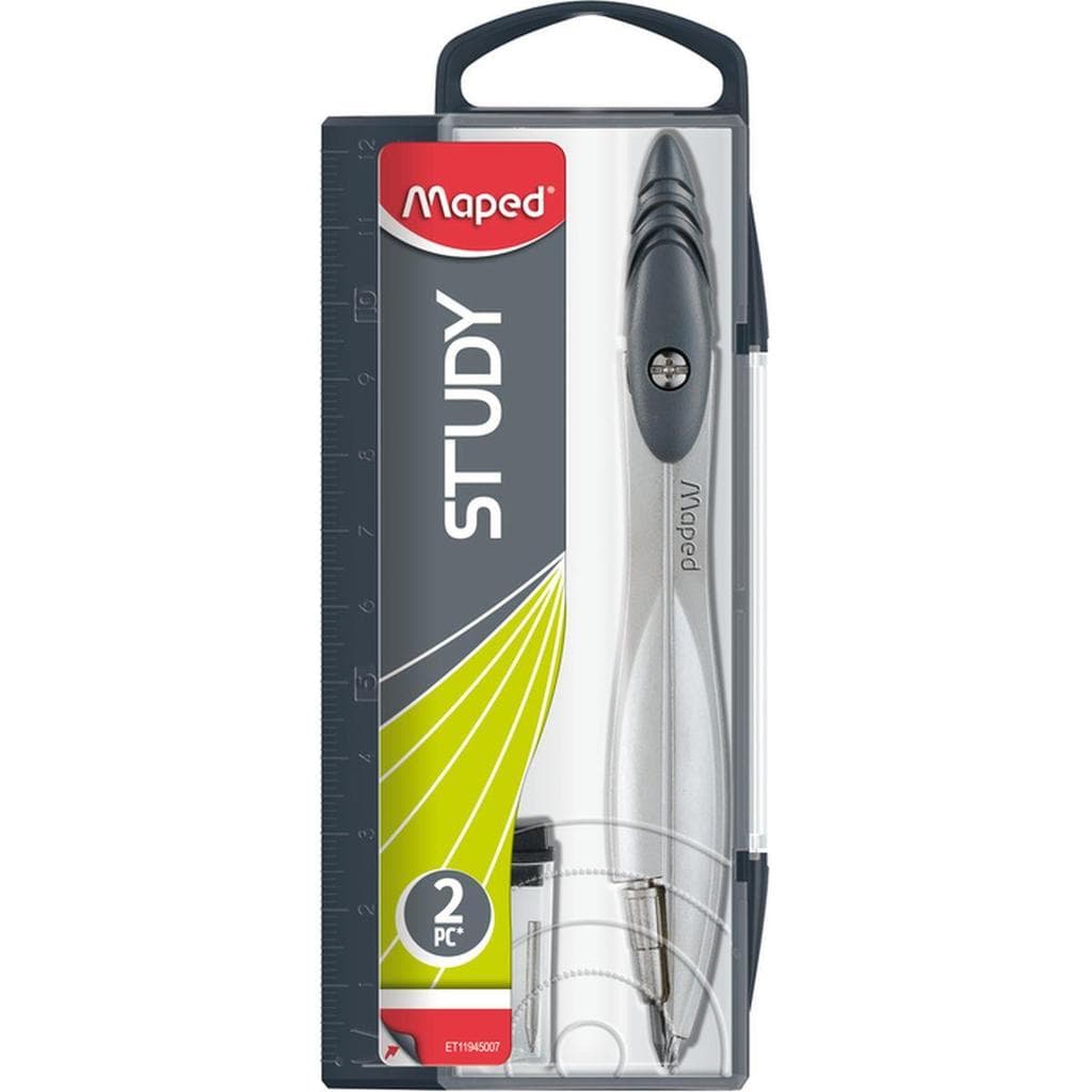 Compasso Study New Design Cinza Metal - Maped