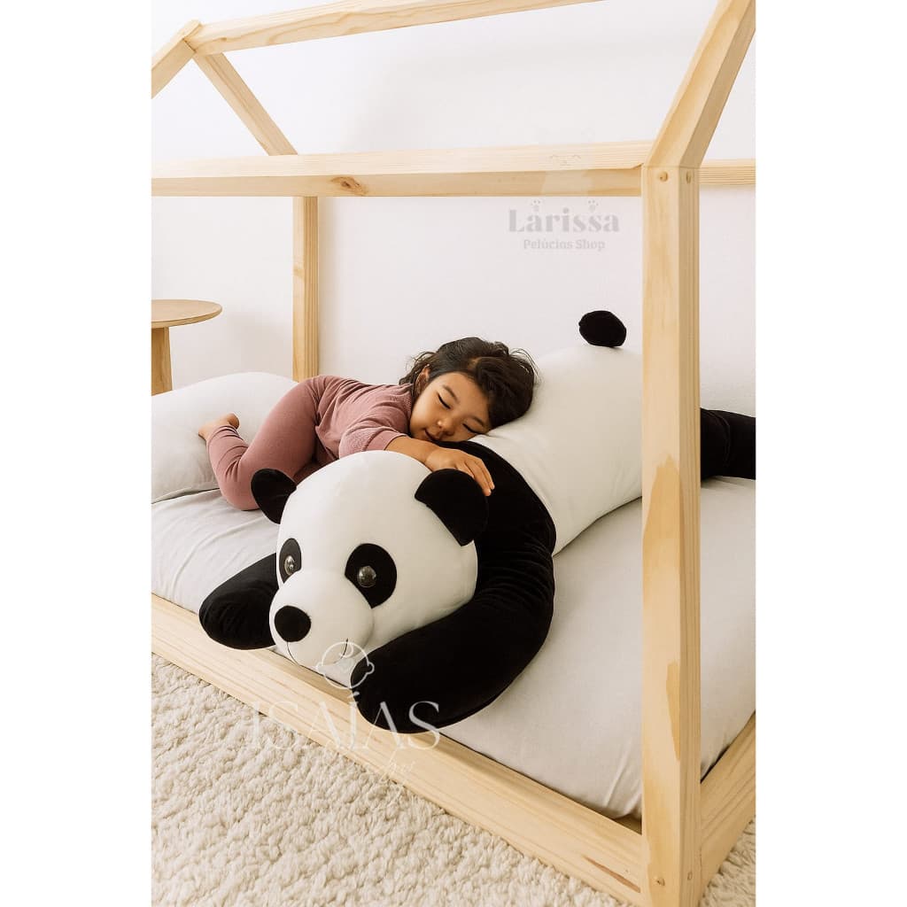 Travesseiro Xuxão Almofada Gigante de Corpo 1Metro Bichinho de Pelúcia Panda Variações Animais
