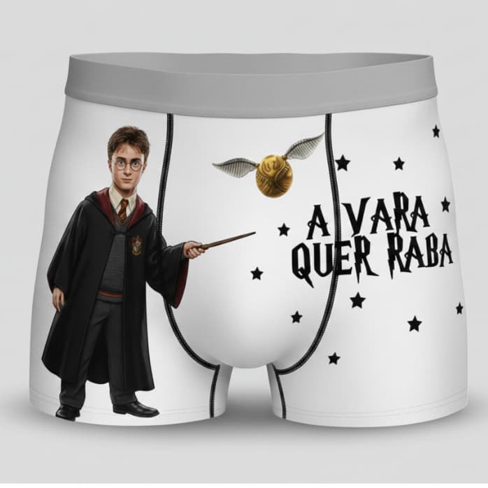 Cueca a vara quer raba - harry potter filme presente