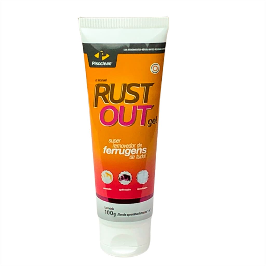 Pek Rust Out Removedor de Ferrugem Gel Pisoclean 100g