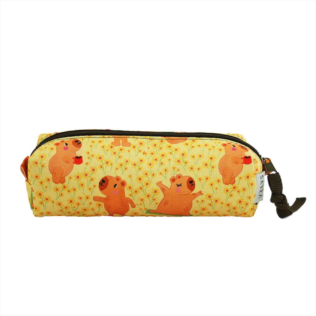 Estojo Escolar Organizador Capivara Sabra Porta Lapis Caneta Unisex Resistente