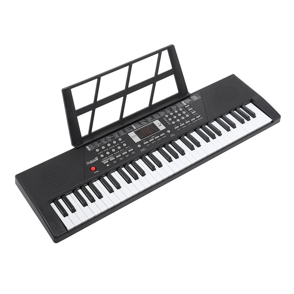 Kit Teclado Musical Estudante Iniciante 61 Teclas Rhythmic 20 com Suporte em X