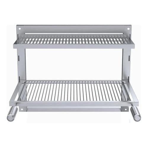 Suporte Flutuante Fixo Para Churrasqueira Inox 61 Cm