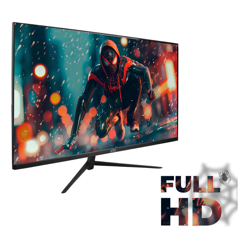Monitor Gamer Aitek 23,8" Full HD LED 75Hz HDMI VGA Tela Infinita Modelo DELTA-M2410A