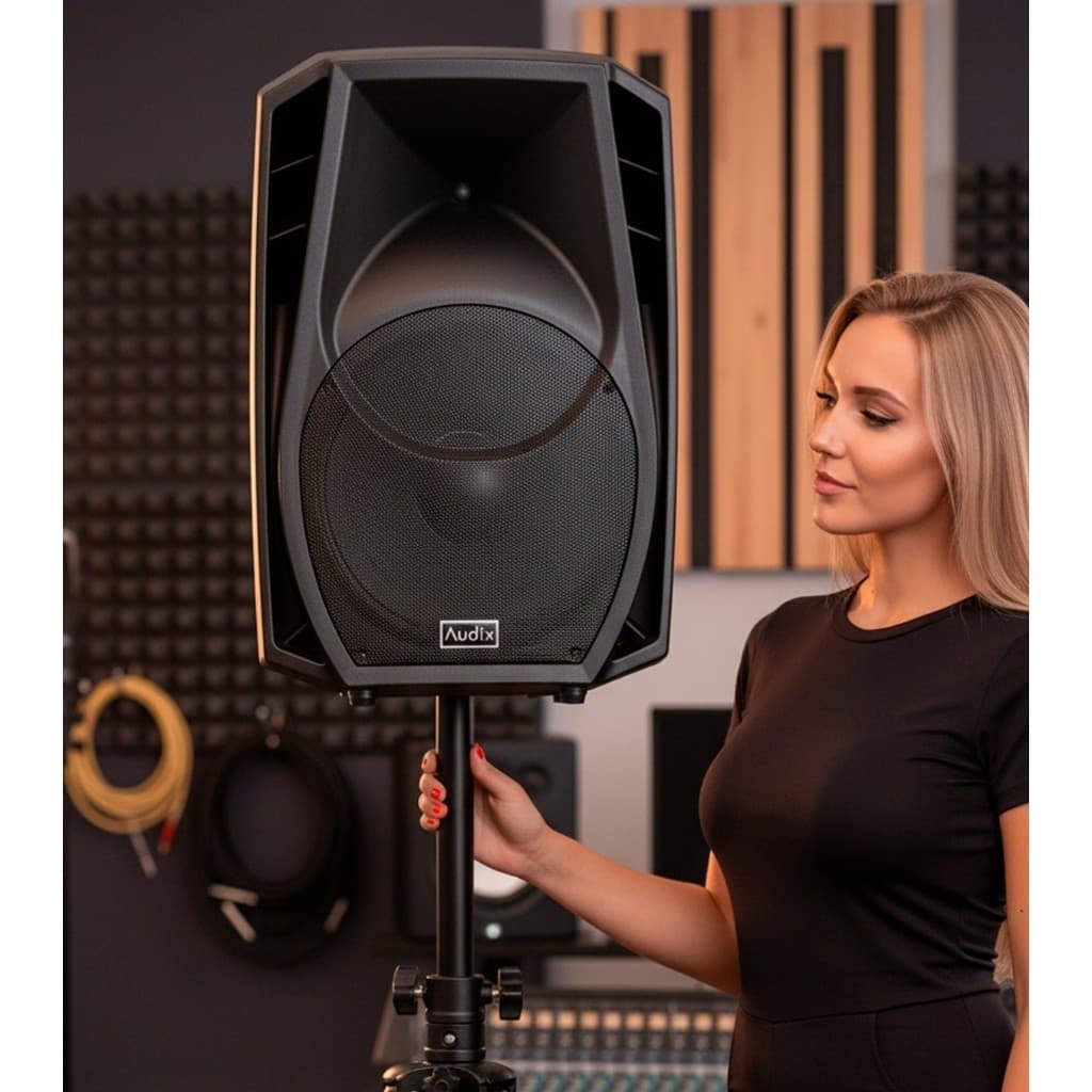 Caixa De Som Ativa Amplificada Audix 12 Polegadas 500watts Com Bluetooth Caixa Acustica