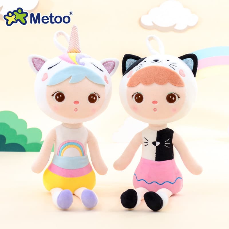 Metoo Keppel Boneca Elfo Fofa , Pato Raposa Gato Unicórnio pelúcia Brinquedo Infantil , Brinquedos Para Bebês Presentes