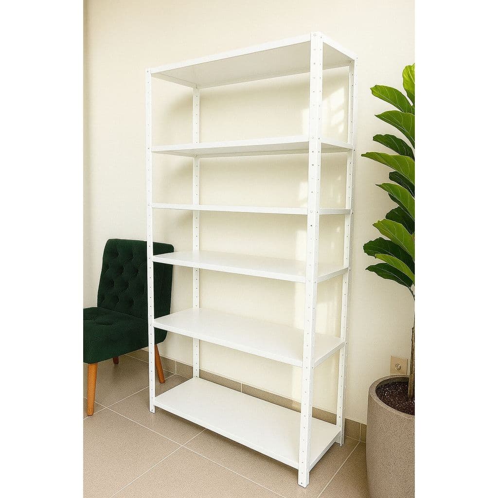 Estante Prateleira Industrial Armario em Aço 6 Bandejas 198x90 Suporta até 180kg
