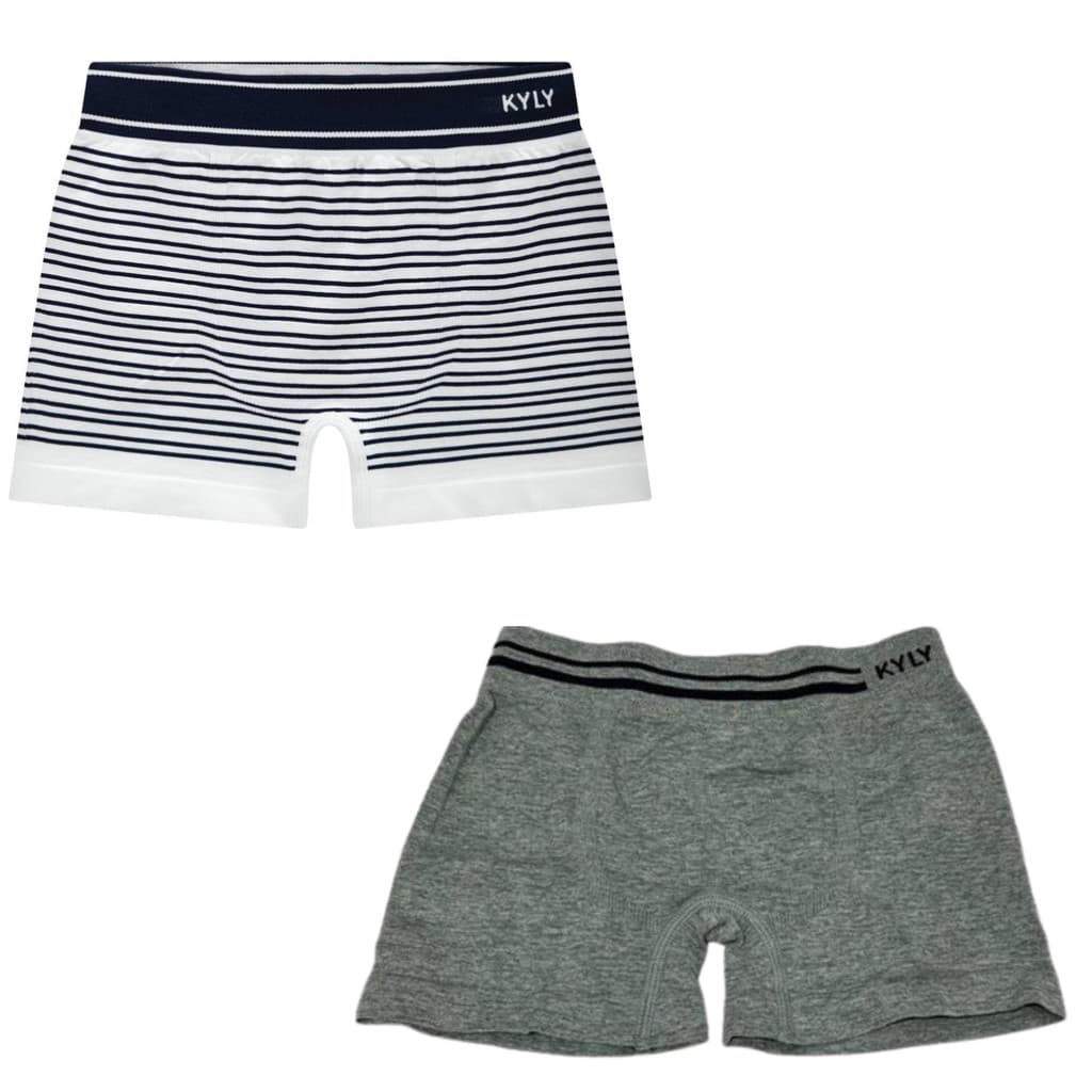Kit com 2 Cuecas Boxer Infantil SEM COSTURA  - Kyly