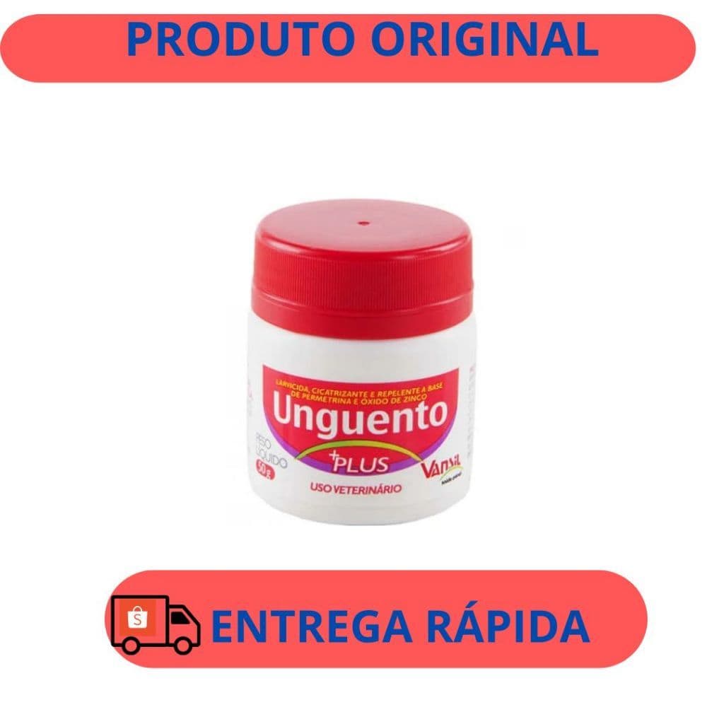 Unguento Larvicida, Cicatrizante E Repelente, 50g Vansil