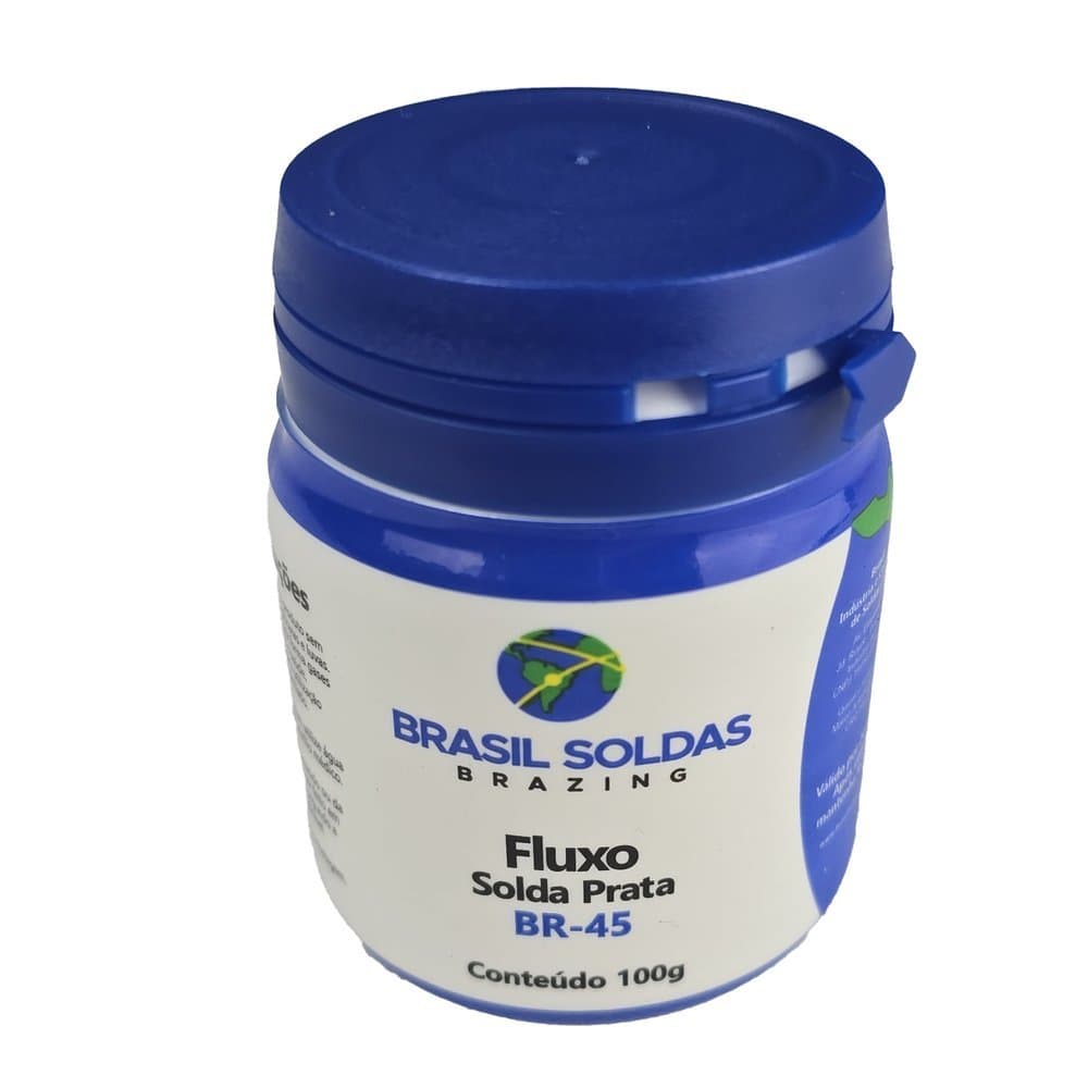 Fluxo Solda Prata 100g Brasil Soldas Único