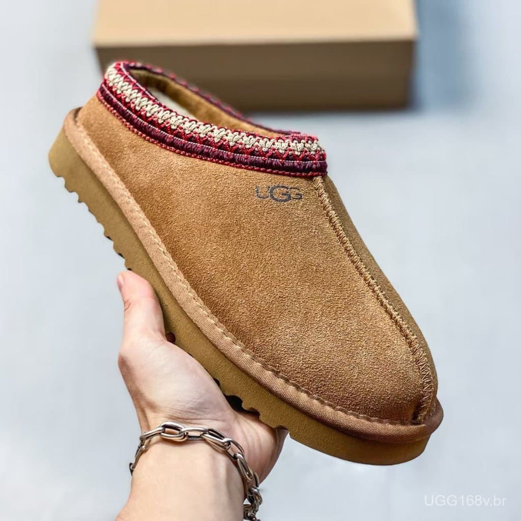 Novas Botas Clássicas Australianas Tipo Pantufa para Homens e Mulheres, Botas de Neve Rasas