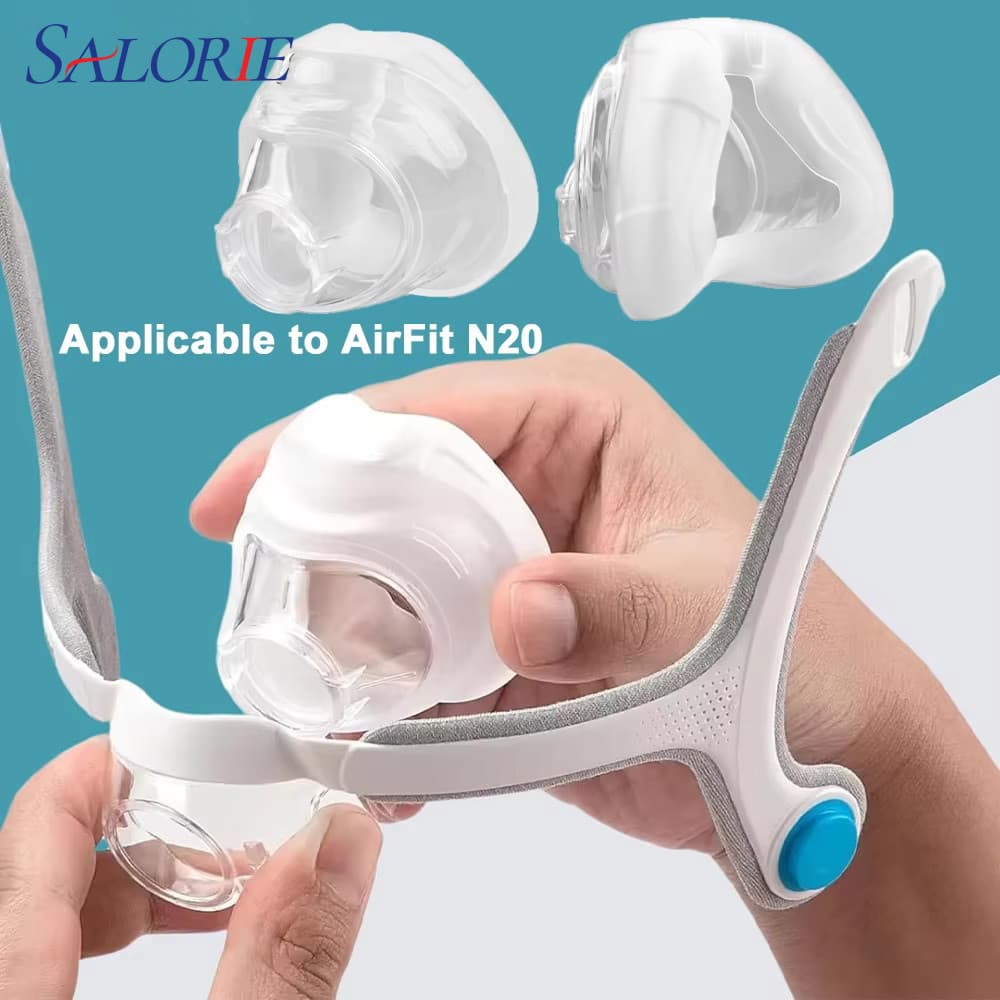 Almofada De Substituição Compatível Com N20 AirFit CPAP Máscara De Nariz Premium E Ajuste Confortável Material Macio Dur