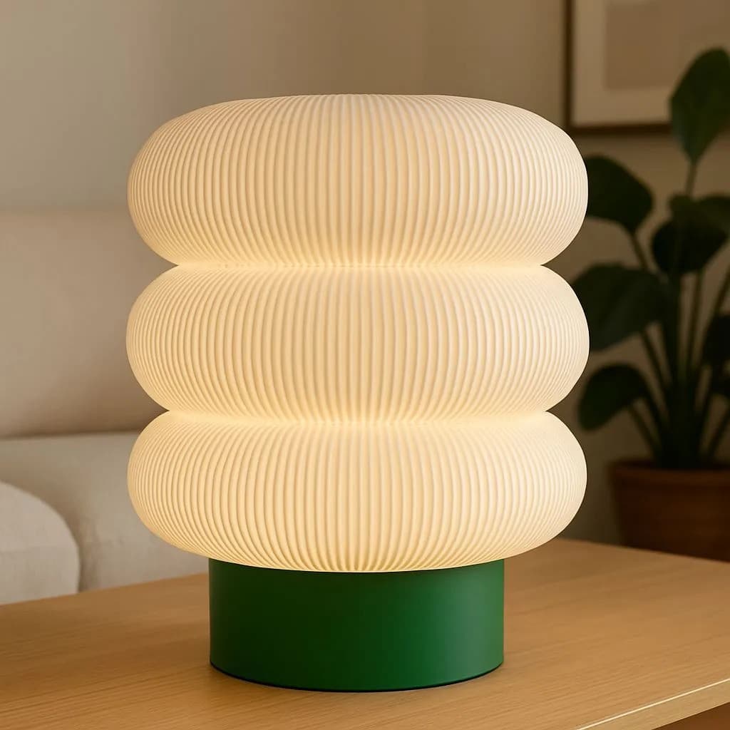 Luminária E Abajur Mini Nuvem Para Mesa Quarto Escritório
