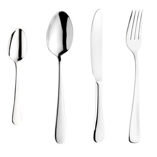 Jogo Faqueiro Inox 24 Pecas Alta Durabilidade Design Moderno Utensilios Mesa