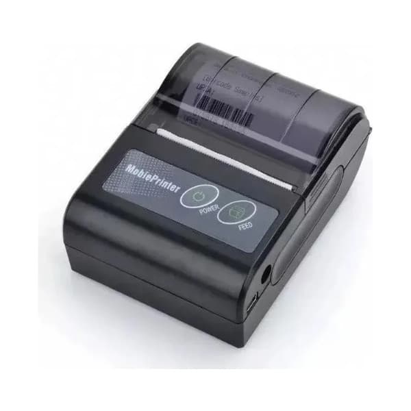 Impressora Térmica 58mm Portátil para Comprovantes, Conexão USB Bluetooth e Compatível com Windows Android iOS Wassay