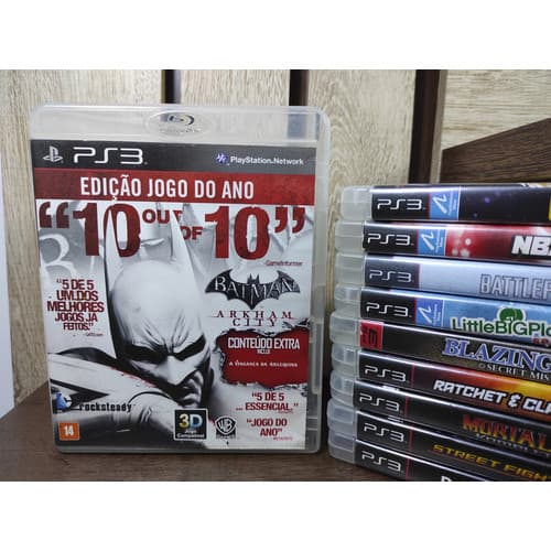 Jogo Batman Arkham City Ed. Original Ps3 - Mídia Física