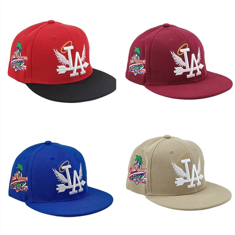 Versão coreana moda rua Hip Hop chapéu europeu americano plana topo boné de beisebol masculino boné plano LA coco aba pl