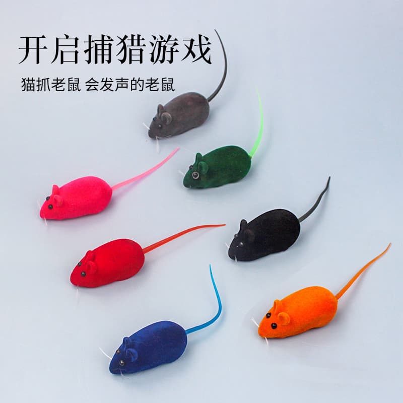 Brinquedo de gato vinil reunindo soando mouse gato brinquedo de pele sintética mouse brinquedo para animais de estimação