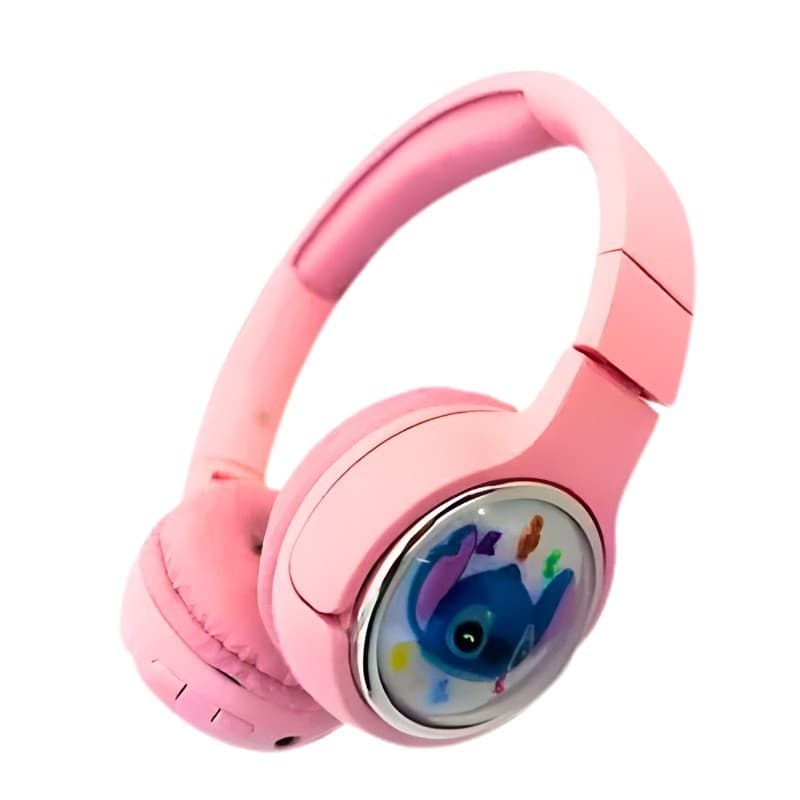 Fone Estéreo Sem Fio Bluetooth stitc Headset Infantil  Stitch Bluetooth envio imediato