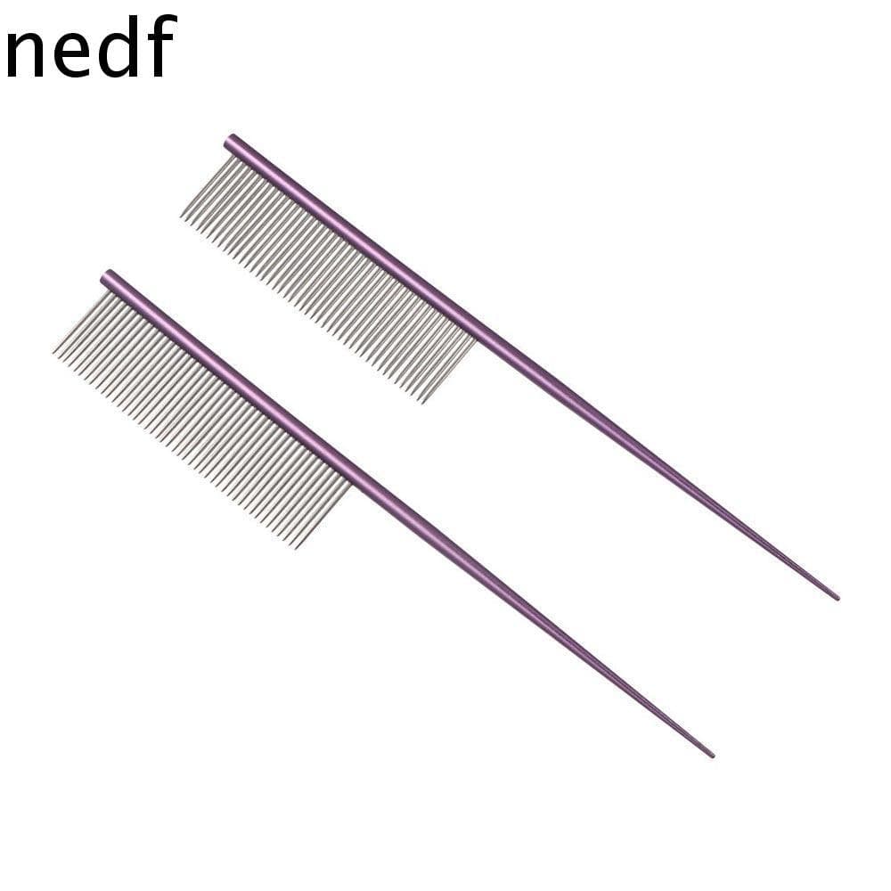 NEDFS Dog Grooming Comb ,  Inoxidável Não Ferrugem Para Animais De Estimação Específico Limpeza