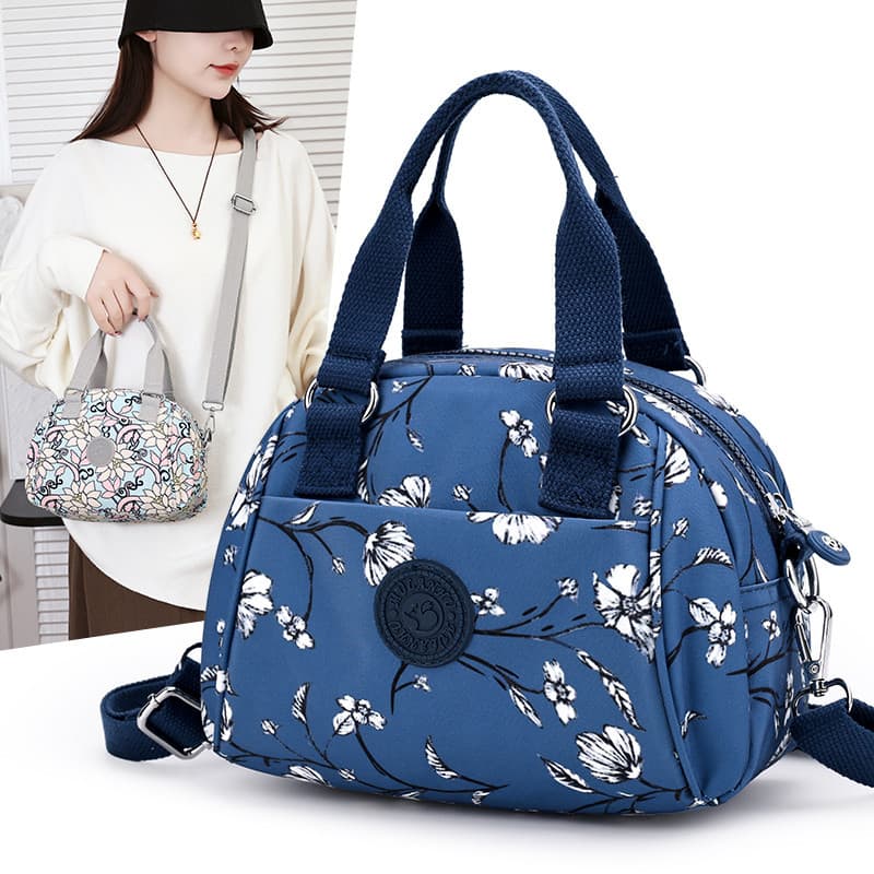 Pano de náilon 2025 novo estilo saco do mensageiro feminino versão coreana bolsa Casual Multi-camada bolsa de ombro senh