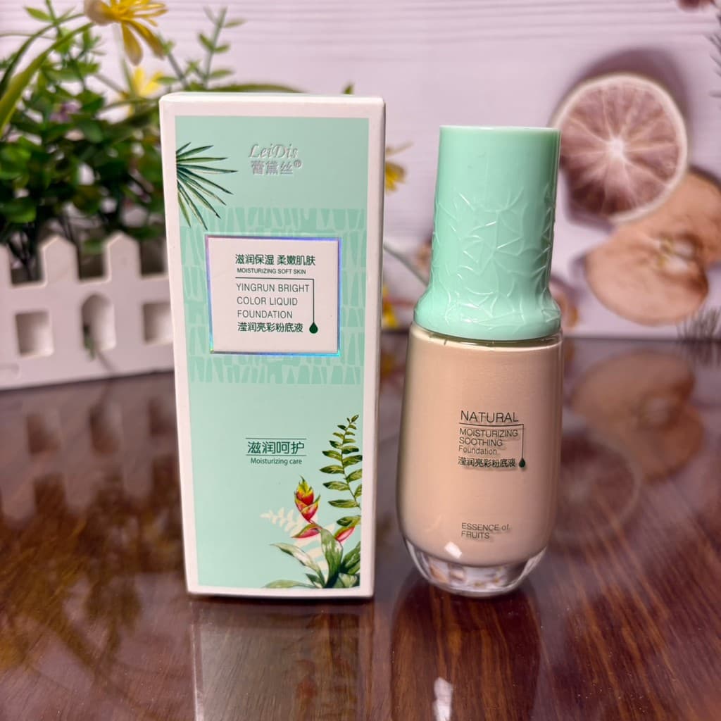Ladasi Fruit Miying Base líquida iluminadora hidratante 40ml ilumina o tom da pele poros invisíveis à prova d'água à pro
