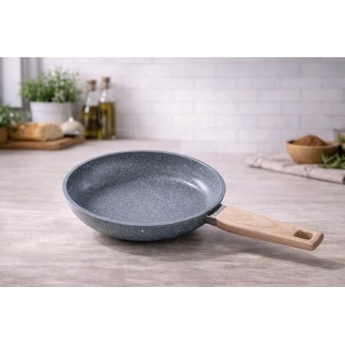🍳 Frigideira Antiaderente Max Chefe 20cm Frigideira Antiaderente Cinza Compatível com Fogão Gás, Indução, Elétrico 🥘
