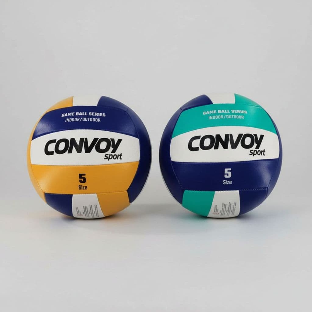 Bola De Vôlei Costurada Para Quadra E Praia Convoy N.5 Pvc