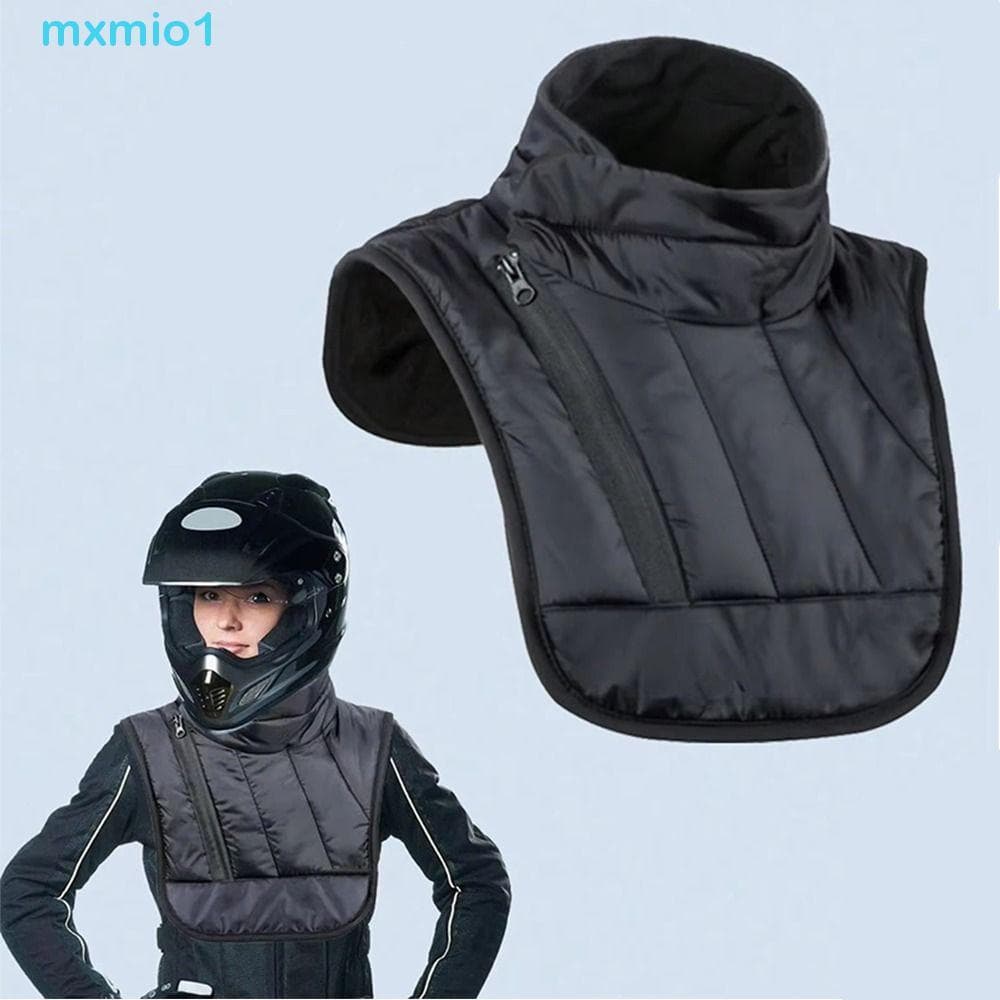 MXMIO1 Aquecedor De Pescoço Para Motocicleta De Inverno , Colete De Ombro Ajustável À Prova De Vento , Protetor Espesso