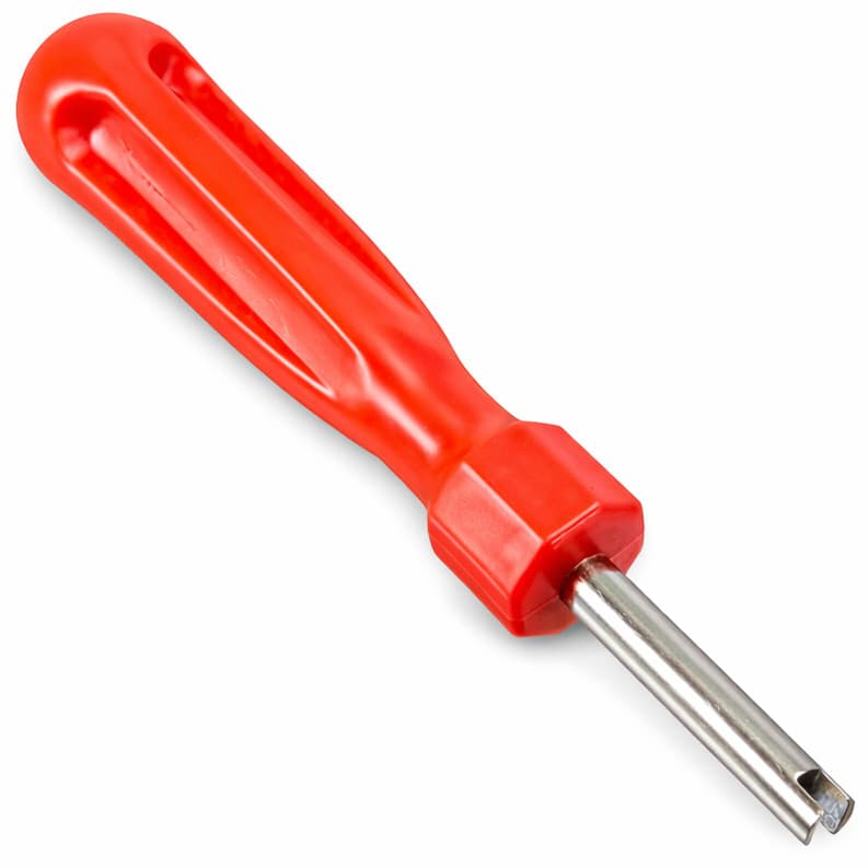 Tarraxa Saca Núcleo de Válvula Encher Pneu 25mm – Ferramenta Automotiva para Pneu Sem Câmara