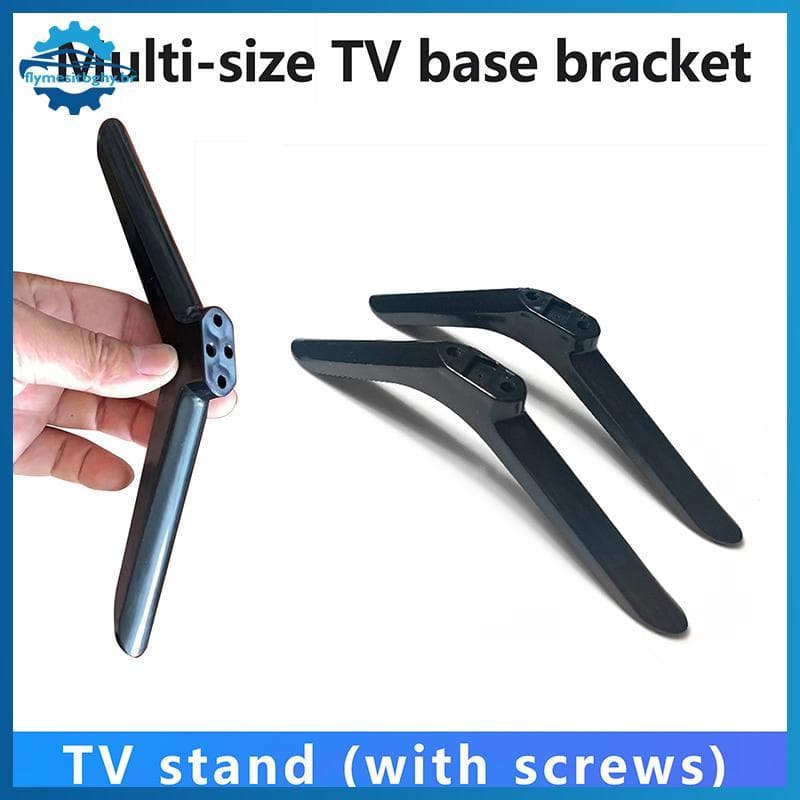 flym 1 Par Base De Televisão Mesa Suporte Pernas Pedestal Substituição Montagem Perna Plástico Pés Universal Pé fl