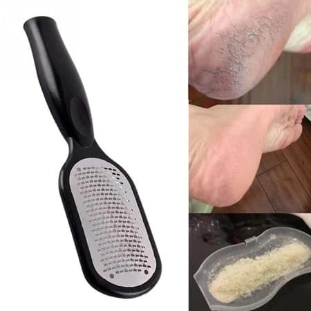 Peças Removedor de Calos em Aço Inoxidável ✅ Raspador e Lixa de Pés, Ferramentas Profissionais de Pedicure