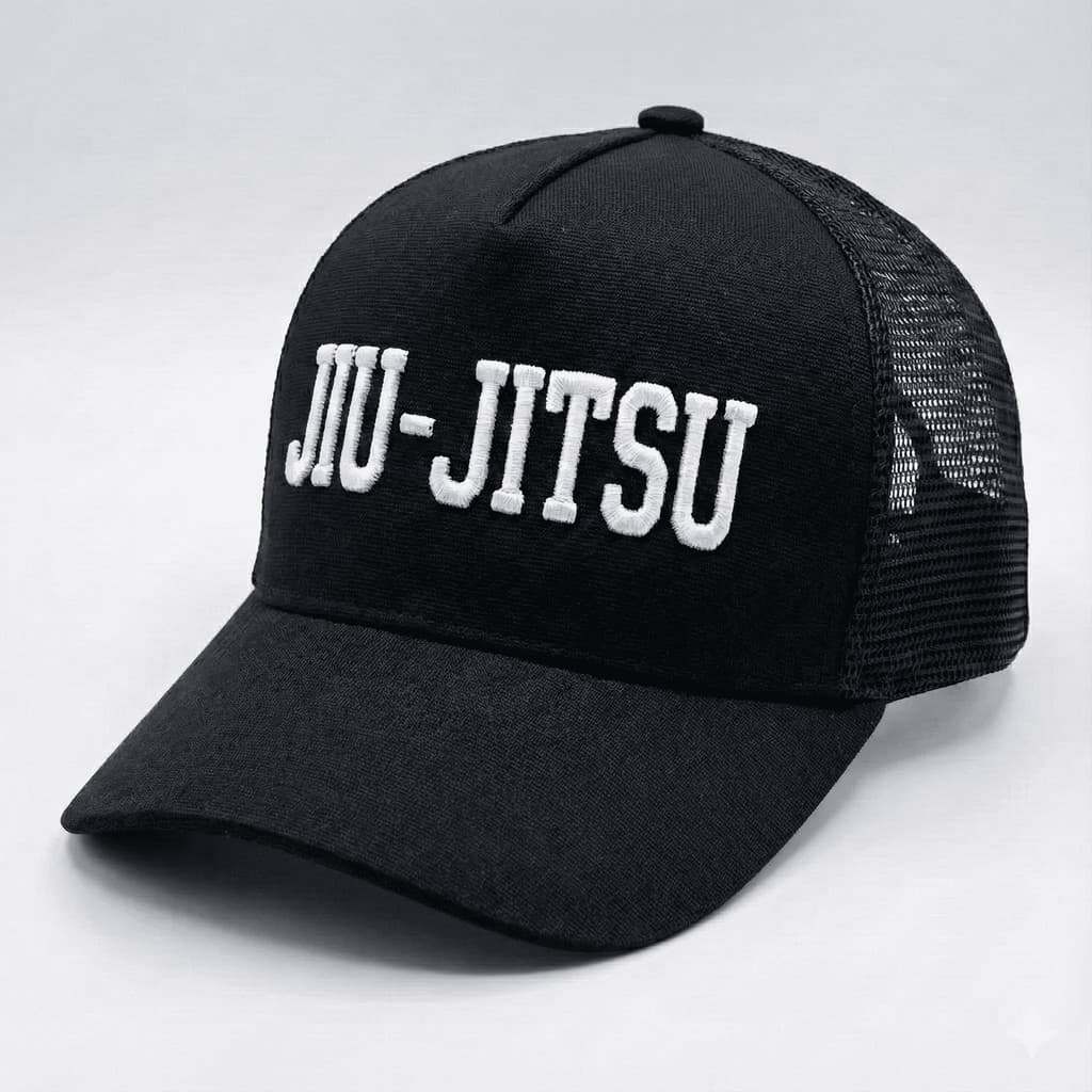 Boné Jiu-Jitsu / Karatê / cBordado Premium Aba Curva Casual Esportivo Confortável Unissex