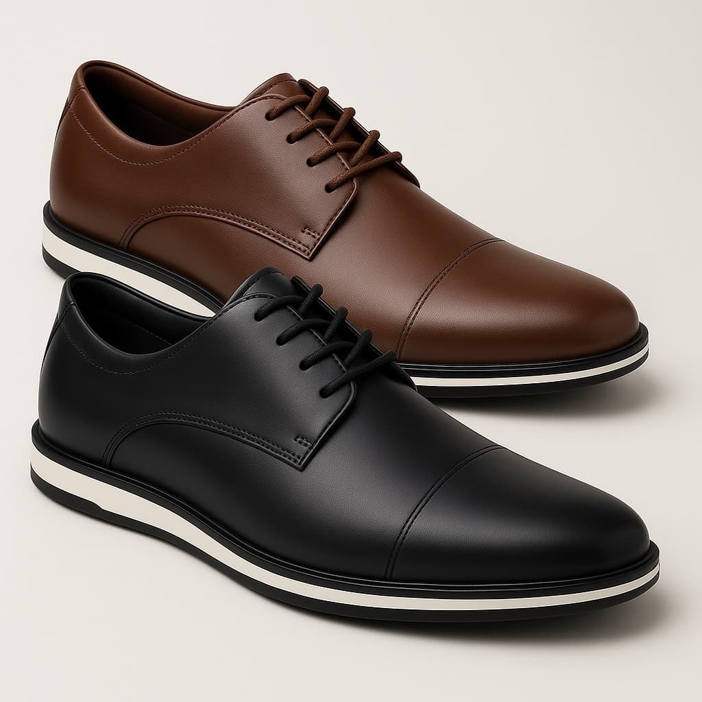 Sapato Oxford Masculino Social Elegante Macio Com Solado Leve