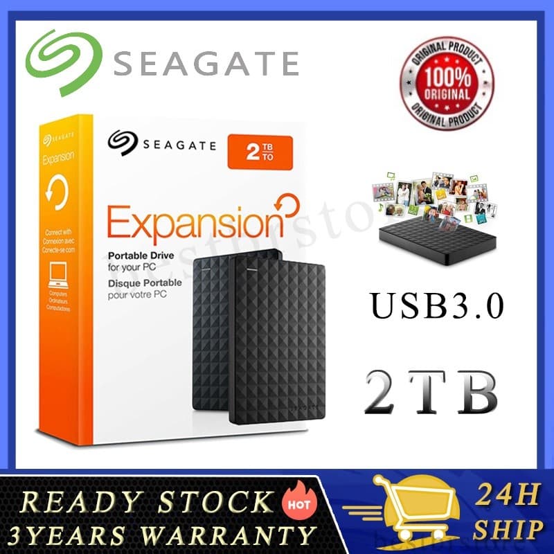 🔥🔥Original🔥🔥 Seagate Disco Rígido Externo HD 1TB 2TB 4TB USB 3.0 Estendido 4TB