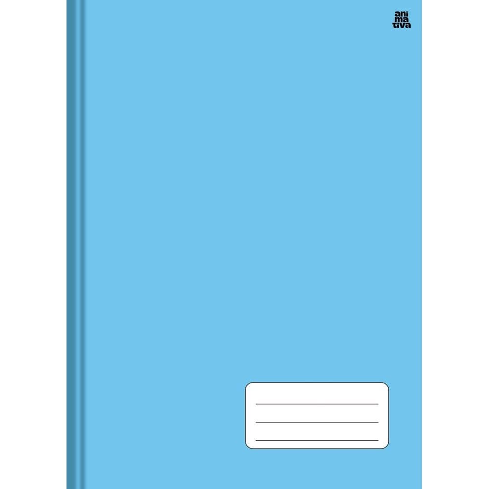 Caderno Grande Capa Dura 96 Folhas - Azul