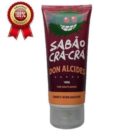 Sabão Cra Cra 140 Ml  Sabonete Íntimo Masculino Don Alcides