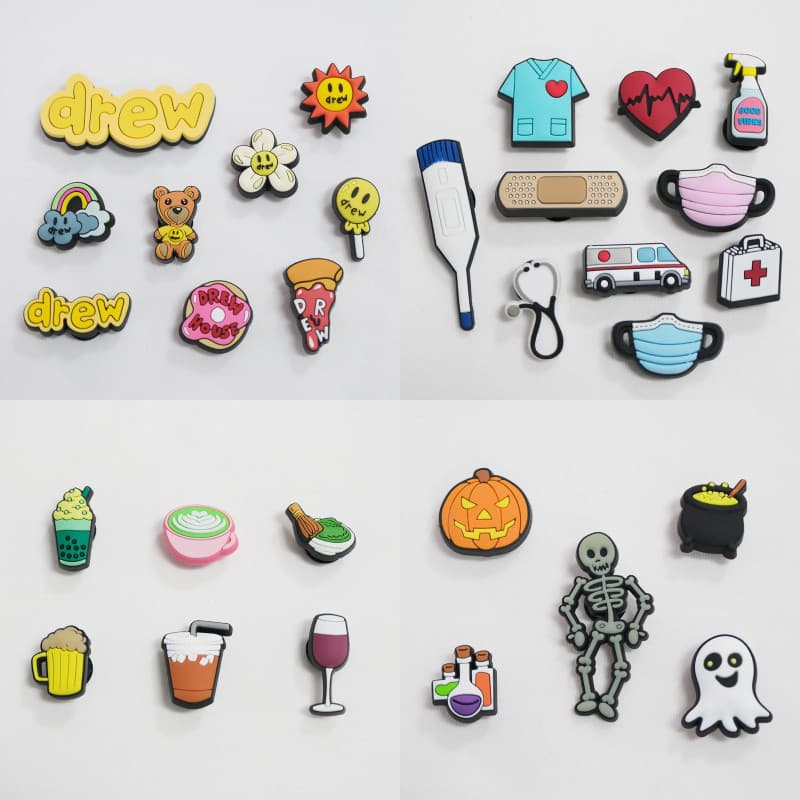 Miss Zoe Jibtz Acessórios Para Pés De Halloween , Urso De Desenho Animado Bebidas DIY , Fornecimento Médico