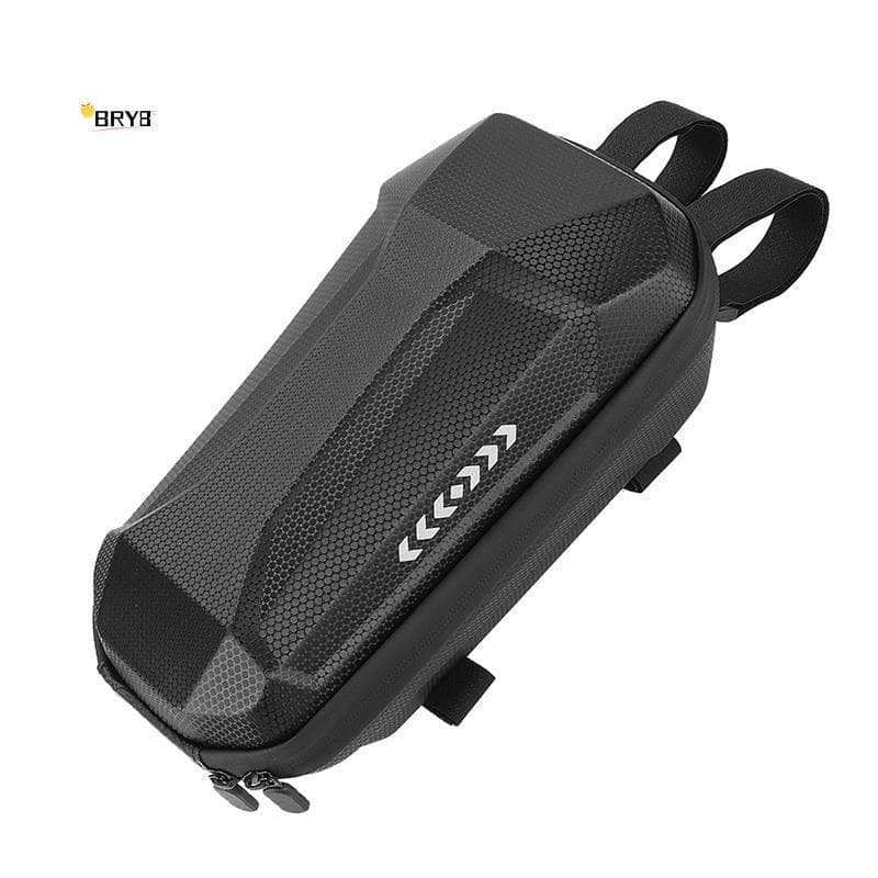 Bolsa Frontal Para Scooter Elétrica , À Prova D'água , EVA , Casca Dura , Reflexiva , Guidão , De Armazenamento , 2L