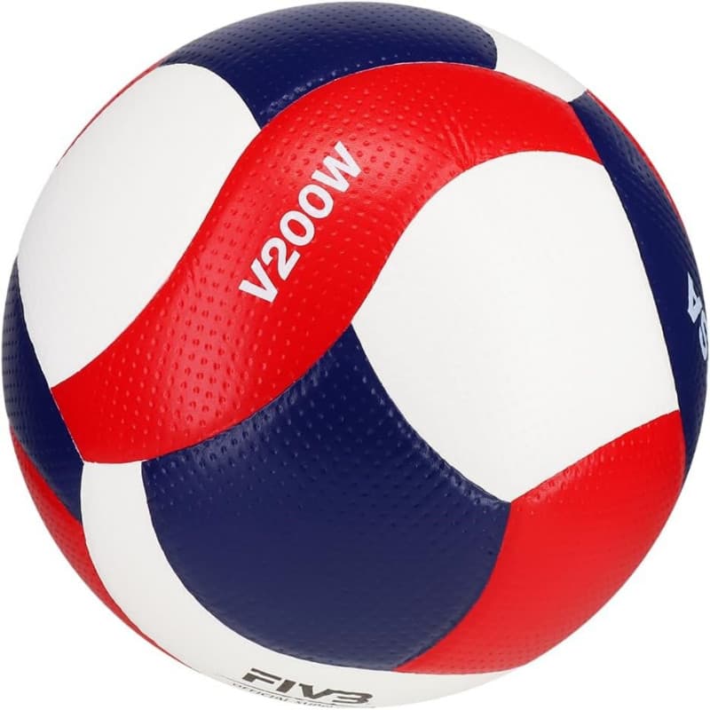 Nova Bola De Competição Oficial De Vôlei Mikasa V200W Eua Vermelho-Azul-Branco Para Os FIVB League Tamanho 5 Voleibol Du