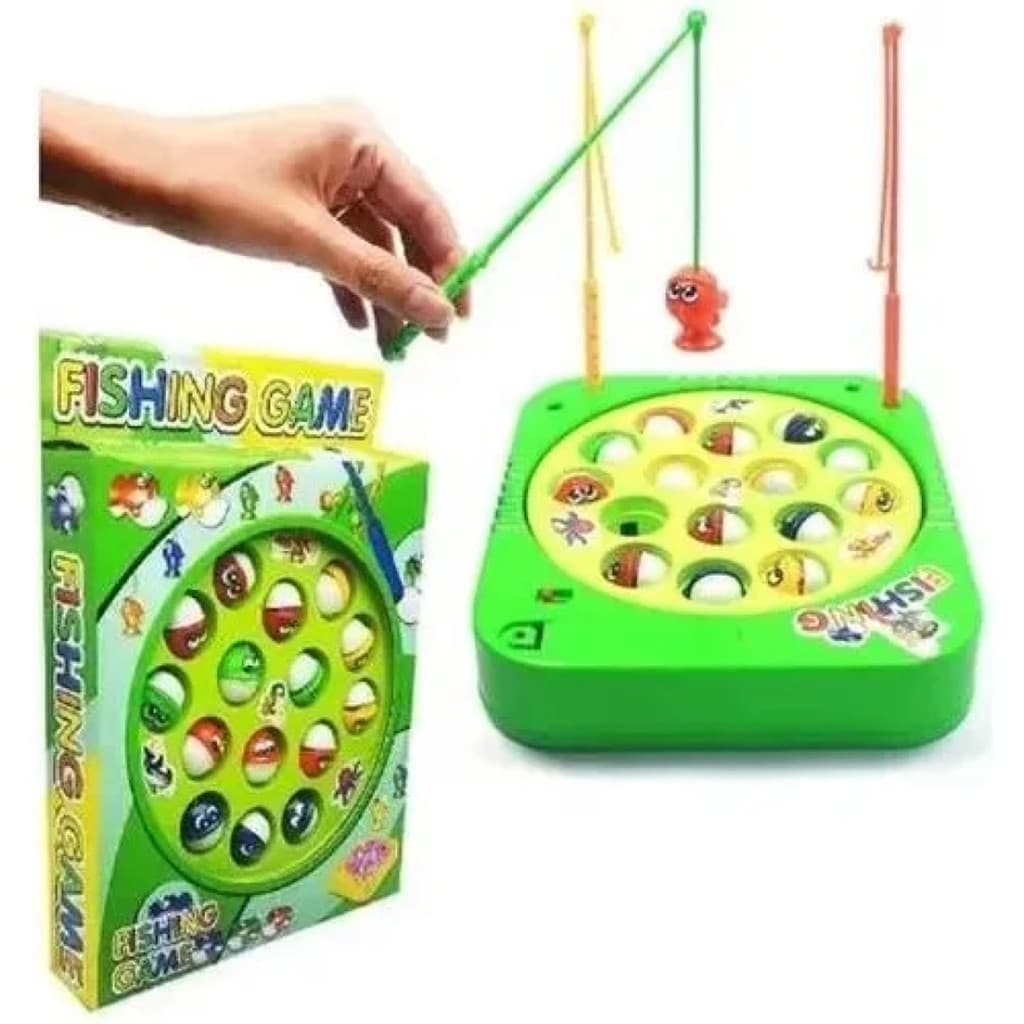 Brinquedo Pesca Pega Peixe Jogo Pescaria Infantil Maluca Top