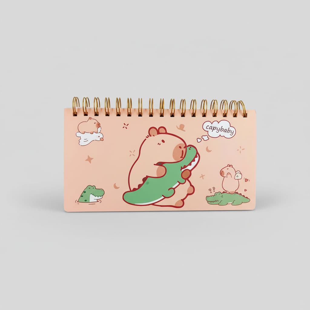 Planner Semanal Capivara 23x12cm Caderno Agenda