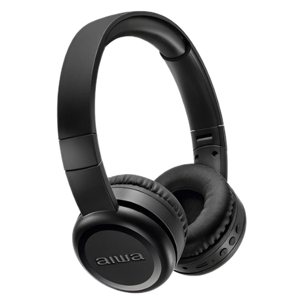 Fone De Ouvido Aiwa Aws-hp-03-b Bluetooth Preto Original