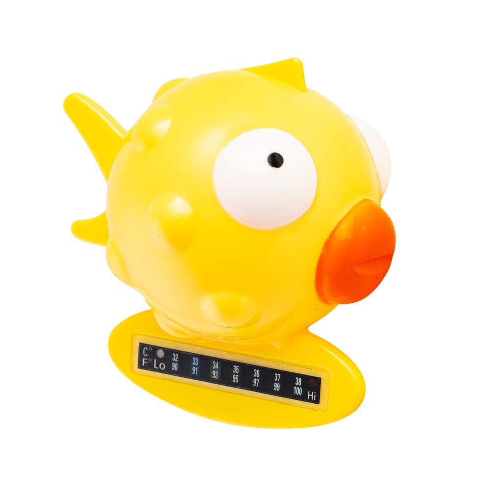 Termômetro de Banho Bebê Peixinho Clingo Flutuante – Medidor Temperatura Água Amarelo