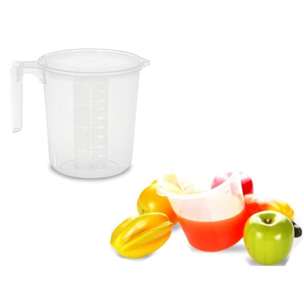 Jarra Suco 1 Litro Graduada Com Medidas Ref.990 - Erca Plast