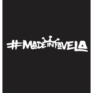 adesivo made in favela personalizado 60 cm para carro