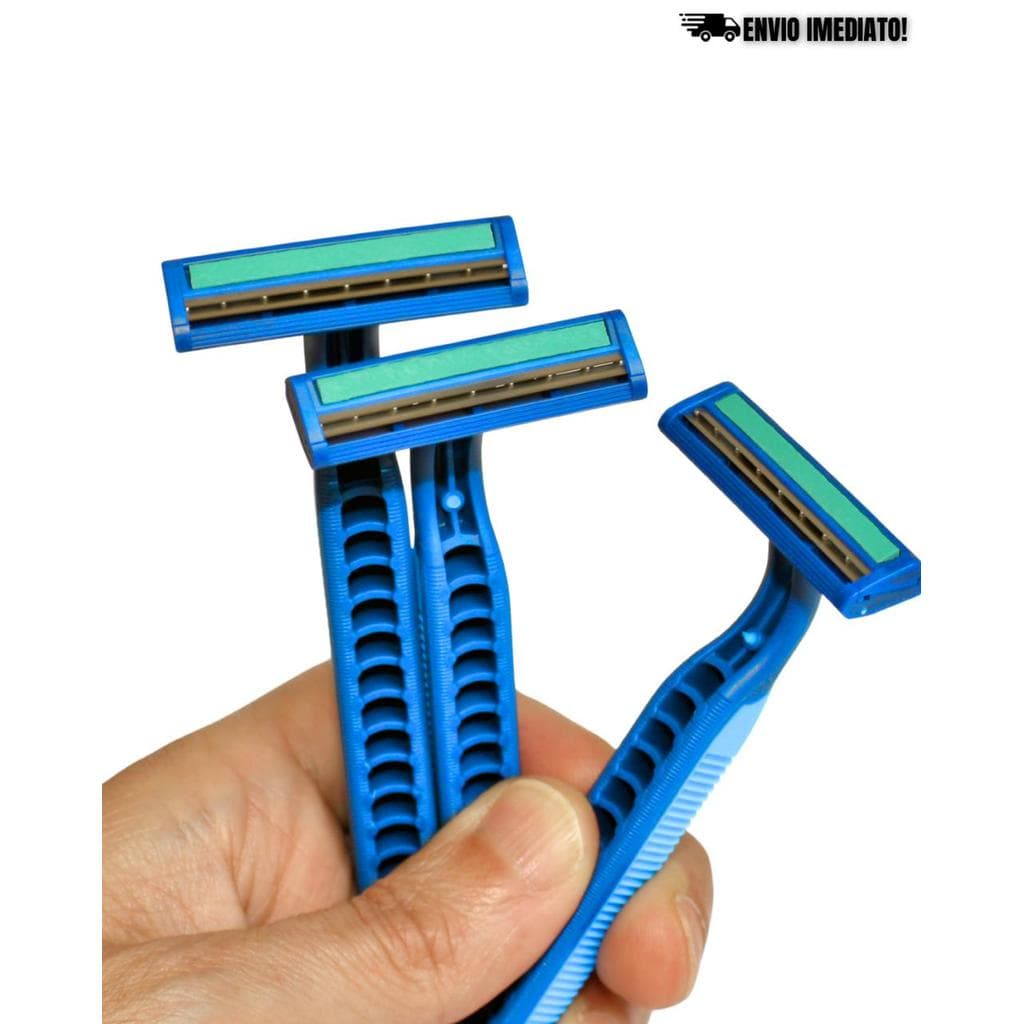Barbeador Prestobarba Duas Lâminas Fita Lubrificante Barba Macia Conforto No Uso Diário N
