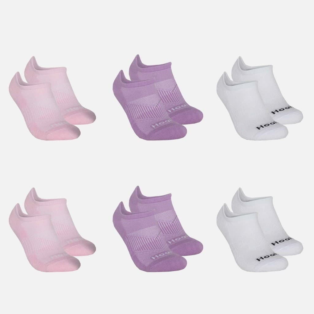 Kit 6 Pares Meias Soquete Calcanhar Verdadeiro de Algodão Elastano Confortáveis Hoahi