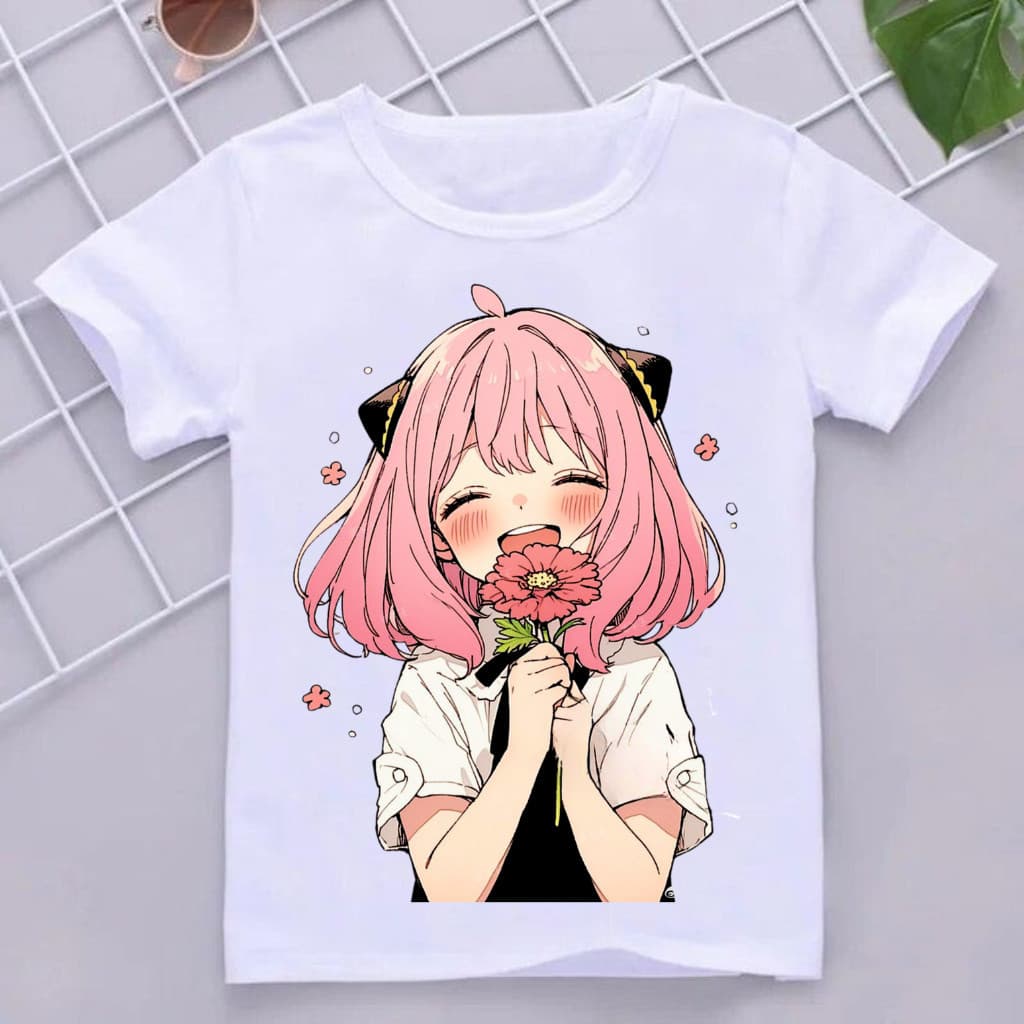 Camiseta camisa blusa infantil ANYA SPY X FAMILY anime mangá japones