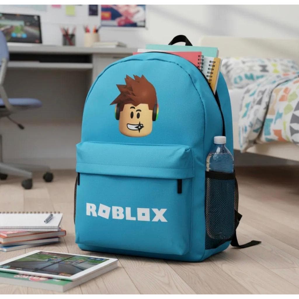 Mochila Escolar De Grande Capacidade Roblox Para Estudante Adulto Infantil Kids Jogos Desenho Envio imediato Promoção